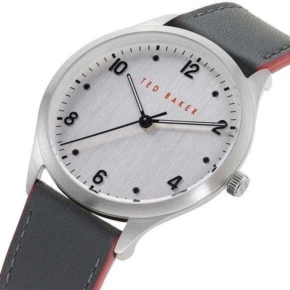 Ted Baker Accessories Ted Baker London Bkpmhf98 Mens Dress Watch In Black Leather Strap Poshmark